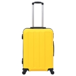 Set Trolley a Custodia Rigida 3 pz Giallo in ABS