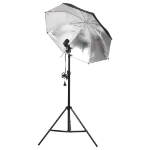 Kit per Studio Fotografico con Set di Luci e Fondale