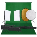 Kit per Studio Fotografico con Set Luci, Fondale e Riflettore