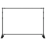 Supporto per Fondale Nero 305x243 cm in Acciaio