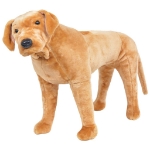 Cane Labrador in Peluche in Piedi Marrone Chiaro XXL