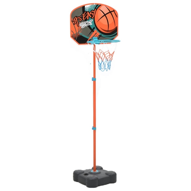 Set Gioco da Basket Portatile Regolabile 109-141 cm