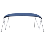 Bimini di Prua Tendalino a 4 Archi Blu 243x(230-244)x137 cm