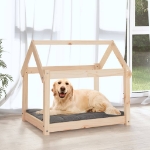 Cuccia per Cani 81x60x70 cm in Legno Massello di Pino