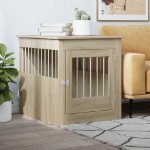 Gabbia Cani Arredamento Rovere Sonoma 64,5x80x71cm Multistrato