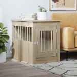 Gabbia Cani da Arredamento Rovere Sonoma 55x80x68cm Multistrato