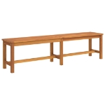 Panca da Giardino 180x35x45 cm in Legno Massello di Acacia