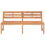 Panchina da Giardino 180 cm in Legno Massello di Teak