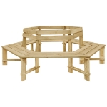 Panchina da Giardino 240 cm in Legno di Pino Impregnato