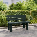 Panchina da Giardino Verde 110x52x71 cm in Polipropilene