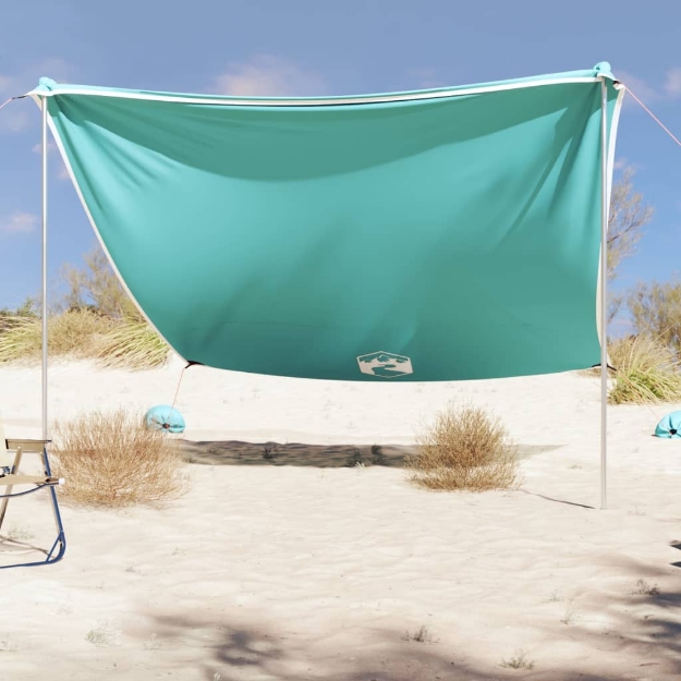 Baldacchino da Spiaggia con Ancore per la Sabbia 304x300 cm