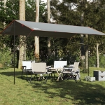 Telone da Campeggio Grigio/Arancione 500x294 cm Impermeabile