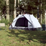 Tenda 3 Persone Bianca in Tessuto Oscurante a Rilascio Rapido