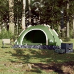 Tenda da Campeggio 3 Persone Verde a Rilascio Rapido