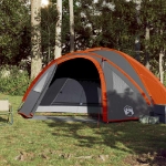 Tenda da Campeggio a Cupola 4 Persone Arancione Impermeabile