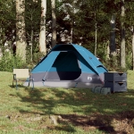 Tenda da Campeggio a Cupola per 2 Persone Blu Impermeabile