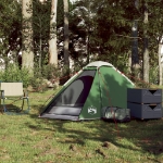 Tenda da Campeggio a Cupola per 2 Persone Verde Impermeabile