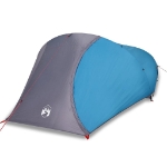 Tenda da Campeggio a Cupola per 4 Persone Blu Impermeabile