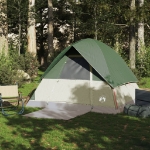 Tenda da Campeggio a Cupola per 4 Persone Verde Impermeabile