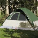 Tenda da Campeggio a Cupola per 6 Persone Verde Impermeabile