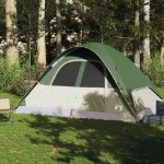 Tenda da Campeggio a Cupola per 6 Persone Verde Impermeabile