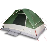 Tenda da Campeggio a Cupola per 6 Persone Verde Impermeabile