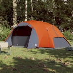 Tenda da Campeggio Crossvent 8 Persone Arancione Impermeabile