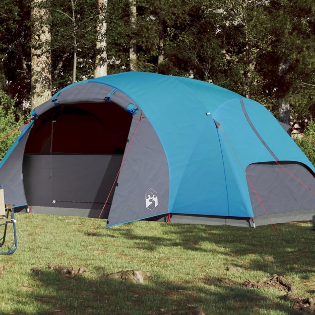 Tenda da Campeggio Crossvent per 8 Persone Blu Impermeabile