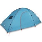 Tenda da Campeggio per 8 Persone Blu Impermeabile