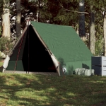 Tenda da Campeggio Telaio ad A per 2 Persone Verde Impermeabile