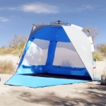 Tenda da Spiaggia 3Persone Azzurro Rilascio Rapido Impermeabile