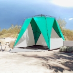 Tenda da Spiaggia 4 Persone Verde Rilascio Rapido Impermeabile