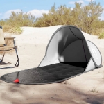 Tenda da Spiaggia Pop-Up Grigia Impermeabile