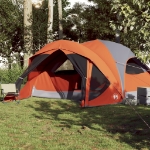 Tenda Familiare Cabina 6 Persone Grigia Arancione Impermeabile