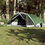 Tenda Familiare Cabina per 6 Persone Verde Impermeabile