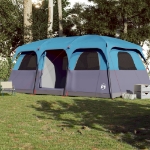 Tenda Familiare Cabina per 9 Persone Blu Impermeabile