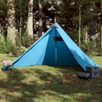 Tenda Familiare Tipi per 7 Persone Blu Impermeabile