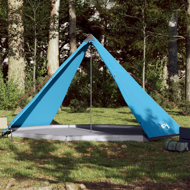 Tenda Familiare Tipi per 8 Persone Blu Impermeabile