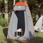 Tenda Privacy Pop-Up Grigio e Arancione Impermeabile