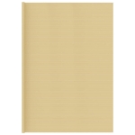 Tappeto da Tenda Beige 400x800 cm HDPE