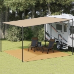 Tappeto da Tenda Sabbia 400x400 cm HDPE