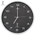 Orologio a Parete Radiocontrollato Movimento Quarzo 31 cm Nero