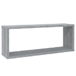 Mensole Cubo Muro 4 pz Grigio Sonoma 60x15x23 cm in Multistrato