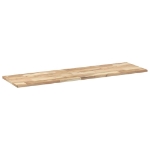 Ripiano a Parete 160x40x2 cm Legno Massello Acacia Non Trattato