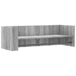 Mensola a Muro Grigio Sonoma 100x35x30,5 cm Legno Multistrato