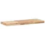 Mensole da Parete 2 pz 80x30x4 cm Legno Acacia Non Trattato