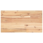 Ripiano a Parete 60x20x2 cm Legno Massello Acacia Non Trattato