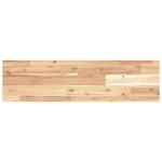 Ripiano a Parete 100x20x2 cm Legno Massello Acacia Non Trattato