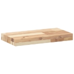 Mensole da Parete 4 pz 60x20x4 cm Legno Acacia Non Trattato