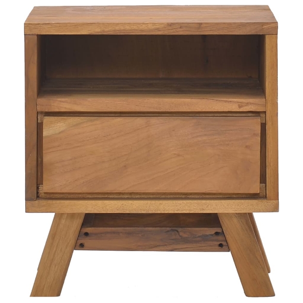 Comodino 40x30x45 cm in Legno Massello di Teak